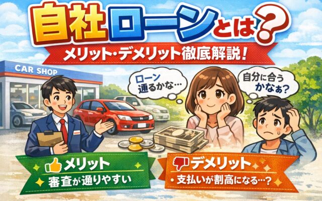自社ローンとは？メリット・デメリットと向いている人江尾分かりやすく紹介！