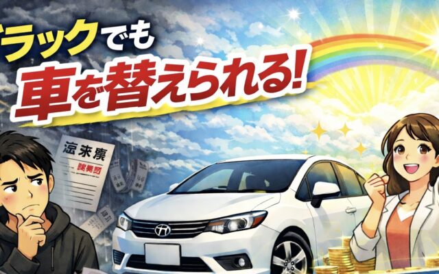 ブラックだけど車を変えたい～カーマッチ那須塩原店にお任せください！